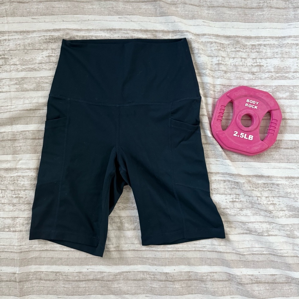 💪🏻 Yogalicious Bold Navy Medium Shorts